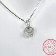 Collier argent back